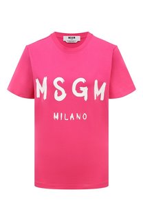 Хлопковая футболка MSGM