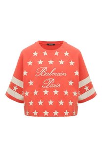 Хлопковая футболка Balmain