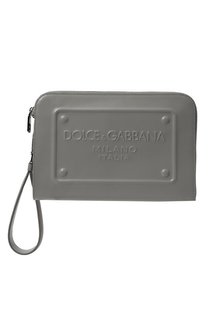Кожаный клатч Dolce & Gabbana