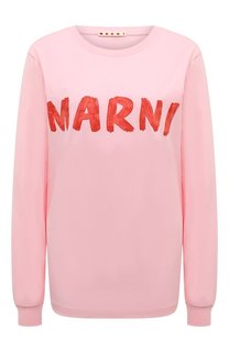 Хлопковый лонгслив Marni