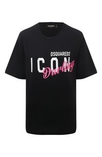 Хлопковая футболка Dsquared2