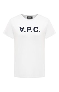 Хлопковая футболка A.P.C.