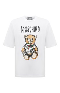 Хлопковая футболка Moschino