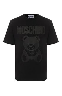 Хлопковая футболка Moschino