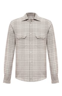Хлопковая рубашка Kiton