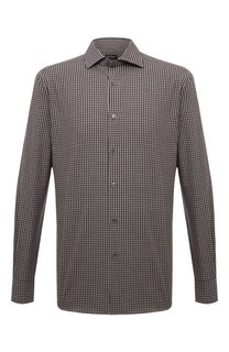 Хлопковая рубашка Zegna
