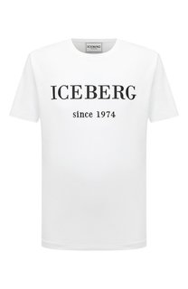 Хлопковая футболка Iceberg