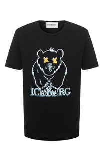 Хлопковая футболка Iceberg