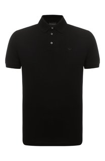 Хлопковое поло Emporio Armani
