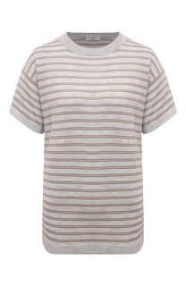 Футболка из шерсти и кашемира Brunello Cucinelli
