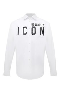 Хлопковая рубашка Icon Dsquared2