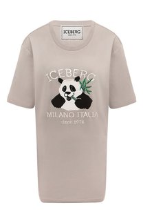 Хлопковая футболка Iceberg