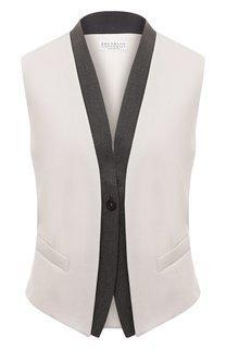 Шерстяной жилет Brunello Cucinelli