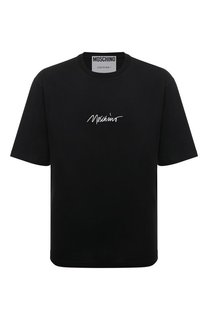 Хлопковая футболка Moschino
