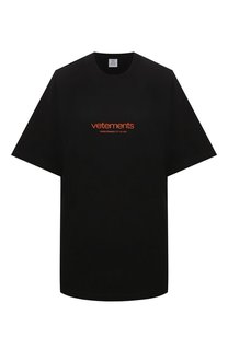 Хлопковая футболка VETEMENTS
