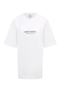 Хлопковая футболка VETEMENTS