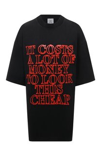 Хлопковая футболка VETEMENTS