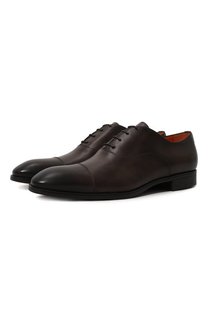 Кожаные оксфорды Santoni