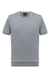 Хлопковая футболка Giorgio Armani