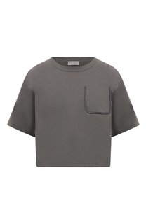 Хлопковая футболка Brunello Cucinelli