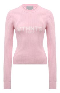 Шерстяной пуловер VTMNTS