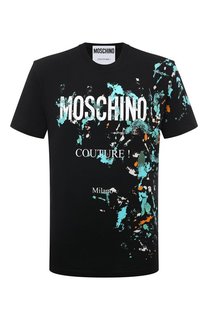 Хлопковая футболка Moschino