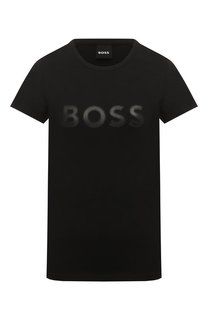 Хлопковая футболка BOSS