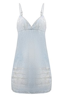 Платье с отделкой стразами Diesel