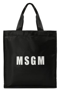 Текстильная сумка-шопер MSGM