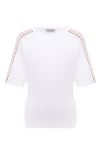 Хлопковая футболка Brunello Cucinelli