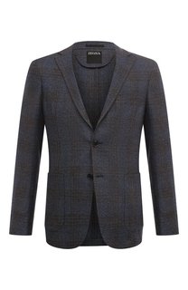Пиджак из шерсти и льна Zegna