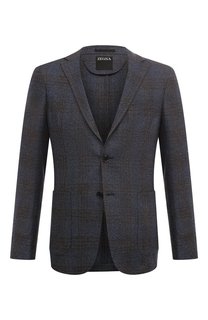 Пиджак из шерсти и льна Zegna