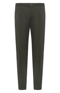 Брюки из шерсти и шелка Marco Pescarolo