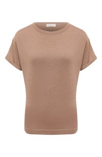 Футболка из кашемира и шелка Brunello Cucinelli