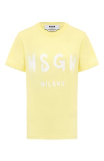 Хлопковая футболка MSGM