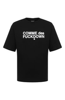 Хлопковая футболка Comme des Fuckdown