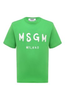 Хлопковая футболка MSGM