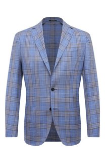 Пиджак из шерсти и шелка Sartorio