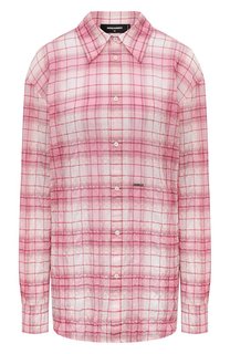 Хлопковая рубашка Dsquared2
