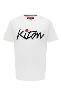 Хлопковая футболка Kiton