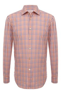 Хлопковая рубашка Kiton