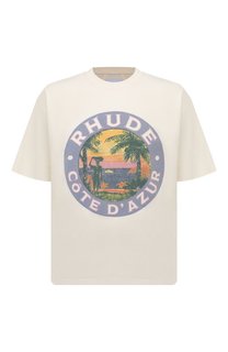 Хлопковая футболка Rhude