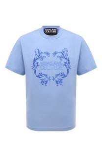 Хлопковая футболка Versace Jeans Couture