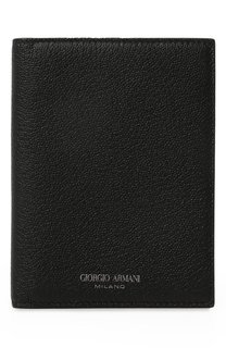Кожаная обложка для паспорта Giorgio Armani