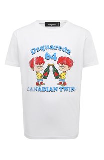 Хлопковая футболка Dsquared2