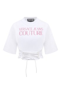 Хлопковая футболка Versace Jeans Couture