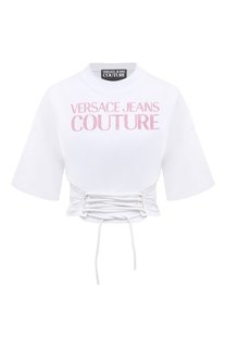 Хлопковая футболка Versace Jeans Couture