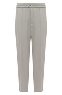 Брюки из шерсти и вискозы Emporio Armani