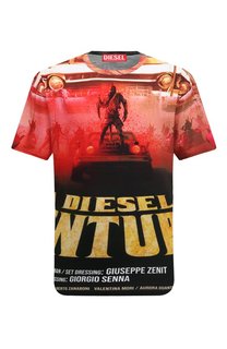 Хлопковая футболка Diesel