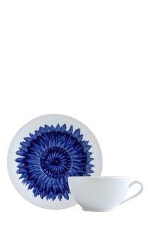 Чашка для завтрака с блюдцем In Bloom Bernardaud